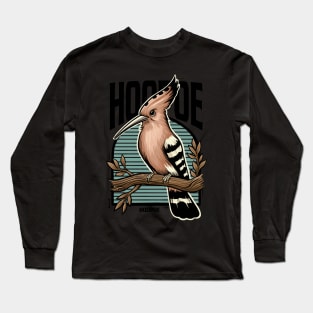 Hoopoe Bird Long Sleeve T-Shirt